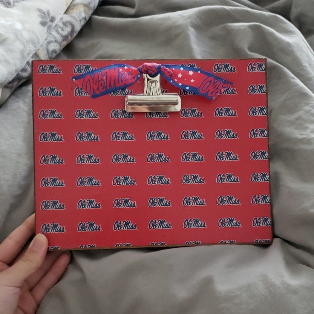 OLE MISS Note/ photo holder